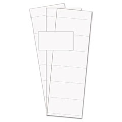 MasterVision Data Card Replacement, 3x 1 3/4, White, 500/PK BVCFM1513