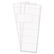 MasterVision Data Card Replacement, 3x 1 3/4, White, 500/PK BVCFM1513