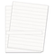 MasterVision Data Card Replacement Sheet, 8 1/2 x 11 Sheets, White, 10/PK BVCFM1615