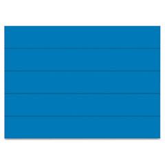 MasterVision Dry Erase Magnetic Tape Strips, Blue, 6" x 7/8", 25/Pack BVCFM2501