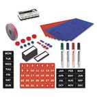 MasterVision Magnetic Board Accessory Kit, Blue/Red BVCKT1416