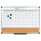MasterVision MasterVision 3-in-1 Planner, 24X18, Dry Erase/Calendar/Cork, Alum. Frame BVCMB3507186
