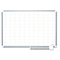 MasterVision MasterVision Grid Planning Board, 2x3 Grid, 72x48, White/Silver BVCMA2793830