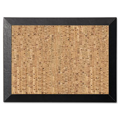 MasterVision Mastervision Natural Cork Bulletin Board, 36x24, Cork/Black BVCSF0722581012