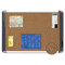 MasterVision MasterVision Tech Cork Board, 36x48, Silver/Black Frame BVCMVI050501