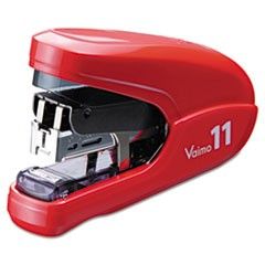 Max Flat Clinch Light Effort Stapler, 35-Sheet Capacity, Red MXBHD11FLKRD