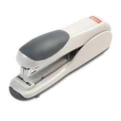 Max Flat-Clinch Standard Stapler, 30-Sheet Capacity, Gray MXBHD50DFGY
