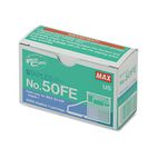 Max Staple Cartridge for EH-50F Flat-Clinch Electric Stapler, 5,000/Box MXB50FE