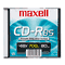 Maxell CD-R Disc, 700MB/80min, 48x, w/Slim Jewel Case, Shiny Silver MAX648741