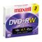 Maxell DVD+RW Discs, 4.7GB, 4x, w/Jewel Cases, Silver, 3/Pack MAX634043
