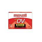 Maxell Premium Grade Mini DV Camcorder Tape Cassette, 60 Minutes MAX298010