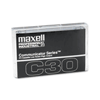 Maxell Standard Dictation/Audio Cassette, Normal Bias, 30 Min (15 x 2) MAX102811