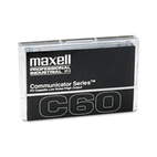 Maxell Standard Dictation/Audio Cassette, Normal Bias, 60 Min. (30 x 2) MAX102411