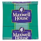 Maxwell House Filter Packs, Decaffeinated Coffee, .7 oz, 100/Carton MWH395680