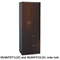 Mayline Aberdeen Personal Storage Tower, Box 1 Of 2, 24w x 24d x 68h, Mocha MLNAPST1LDC