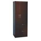 Mayline Aberdeen Personal Storage Tower, Box 2 Of 2, 24w x 24d x 68h, Mocha MLNAPST2LDC