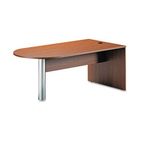 Mayline Brighton Series Peninsula, 72w x 36d x 29h, Cherry MLNBTPT7236LCR