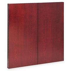 Mayline Corsica Series Veneer Dry Erase Presentation Board, 48 x 48, Sierra Cherry Frame MLNCTMBCRY