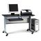 Mayline Eastwinds Mobile Work Table, 57w x 23d x 29h, Anthracite MLN8100TDANT