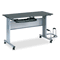 Mayline Eastwinds Mobile Work Table, 57w x 23d x 29h, Anthracite MLN8100TDANT