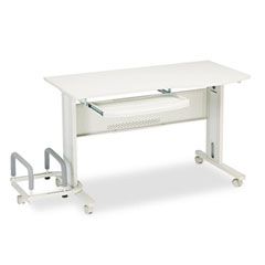 Mayline Eastwinds Mobile Work Table, 57w x 23d x 29h, Gray/Gray MLN8100TDGRYGRY