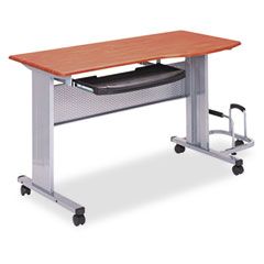 Mayline Eastwinds Mobile Work Table, 57w x 23d x 29h, Medium Cherry MLN8100TDMEC