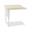 Mayline Kwik-File Mailflow-To-Go Mailroom System Table, 30w x 30d x 29-36h,Birch/PblGry MLNTB30PG