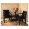Mayline Mercado Series Wood Guest Chair, Mahogany/Black Leather MLNVSCABMAH