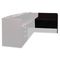 Mayline Mira Series Veneer Reception Return, 48w x 24d x 42h, Espresso MLNMRRT2448ESP