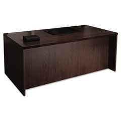 Mayline Mira Series Wood Veneer Straight Front Desk, 72w x 36d x 29h, Espresso MLNMDKS3672ESP