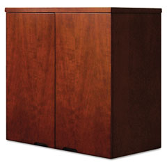 Mayline Mira Series Wood Veneer Wardrobe Unit, 34w x 24d x 38h, Medium Cherry MLNMWD3624MC
