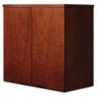 Mayline Mira Series Wood Veneer Wardrobe Unit, 34w x 24d x 38h, Medium Cherry MLNMWD3624MC