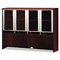 Mayline Napoli Series Assmbld Hutch with Glass Doors, 63w x 15d x 50h, Sierra Chry MLNNH63CRY