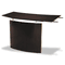 Mayline Napoli Series Left-Hand Wood Veneer Bridge, 48w x 24d x 29h, Mahogany MLNNBDGLMAH