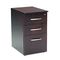 Mayline Napoli Veneer Box/Box/File Pedestal, 15w x 21d x 26h, Mahogany MLNNBBFMAH