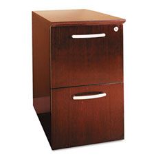 Mayline Napoli Veneer File/File Pedestal, 15w x 21d x 26h, Sierra Cherry MLNNFFCRY