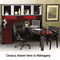 Mayline Reception Desk Pedestal, 2 Box/1 File, 15-1/4w x 24d x 27h, Sierra Cherry MLNCBBFDCRY