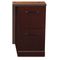 Mayline Sorrento Series File/File Pedestal For Credenza Top, Bourbon Cherry MLNSCFFSCR