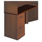 Mayline Sorrento Series Left Return Top w/ Modesty Panel, 48w x 20d x 29h, Brbon Cherry MLNSRTLSCR
