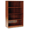Mayline Stella Series Veneer 4-Shelf Bookcase, 36w x 12d x 52h, Toffee MLNSKB4TOF