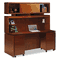 Mayline Stella Series Wood Veneer Reception Desk, 72w x 30d x 29h, Toffee MLNSKDS7230TOF