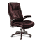 Mayline Ultimo 100 Series High-Back Swivel/Tilt Chair, Burgundy Leather MLNULEXBUR
