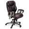 Mayline Ultimo 300 Series Mid-Back Synchro Tilt Chair, Burgundy Leather MLNUL330MBUR