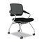 Mayline Valor Series Mid-Back Nesting Chair, Mesh/Fabric, Black, 2/Carton MLNTSM2BB