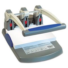 McGill 300-Sheet Heavy-Duty Two- to Three-Hole Punch, 9/32 Diameter Hole, Blue/Gray MCG58000