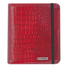 Mead Cambridge Basic iPad Case, Simulated Leather, 9-1/8 x 1-1/8 x 10-1/2, Red MEA67134