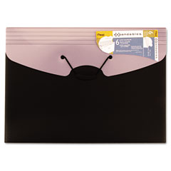 Mead Expandables Six-Pocket Expanding File, Letter, Assorted MEA35914