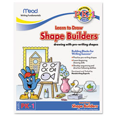 Mead Writing Fundamentals Tablet, Shape Builders, 10 x 8, 21 Sheets per Pad MEA48040