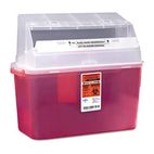 Medline Sharps Container, Freestanding & Wall Mountable, 5 qt, 23.5w x 19.7d x 28h, Red MIIMDS705151