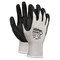 Memphis Economy Foam Nitrile Gloves, Medium, Gray/Black, Dozen CRW9673M